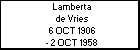 Lamberta de Vries