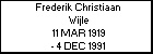 Frederik Christiaan Wijle