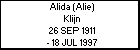 Alida (Alie) Klijn