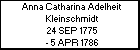 Anna Catharina Adelheit Kleinschmidt
