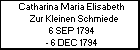 Catharina Maria Elisabeth Zur Kleinen Schmiede