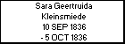 Sara Geertruida Kleinsmiede