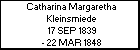 Catharina Margaretha Kleinsmiede