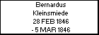 Bernardus Kleinsmiede
