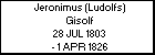 Jeronimus (Ludolfs) Gisolf