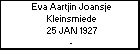 Eva Aartjin Joansje Kleinsmiede