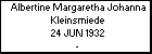 Albertine Margaretha Johanna Kleinsmiede