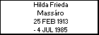 Hilda Frieda Mass�ro
