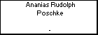 Ananias Rudolph Poschke