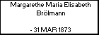 Margarethe Maria Elisabeth Br�lmann