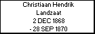 Christiaan Hendrik Landzaat