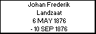 Johan Frederik Landzaat