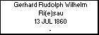 Gerhard Rudolph Wilhelm Ri(e)sau
