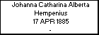 Johanna Catharina Alberta Hempenius