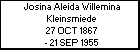 Josina Aleida Willemina Kleinsmiede